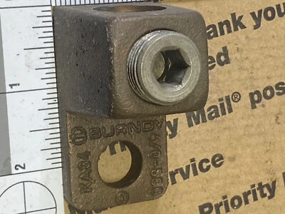 One Brass/Copper Mechanical lug , BURNDY  4/0-500 , KA24 - Image 1 of 4