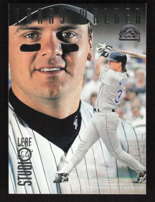 1996 Leaf Studio  #78 Larry Walker  Colorado Rockies - Image 1 of 2