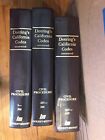 Deering's CA Codes: Lot of 3 Civil Procedure 1--419 1991 w/1998 Supplement, VG+