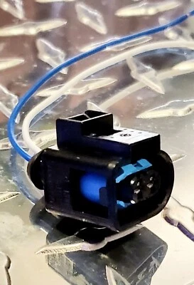 NEW 4D0971992A 2 PIN CONNECTOR PIGTAIL FOR VOLKSWAGON AND AUDI  - Image 1 of 3