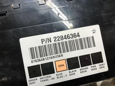 Módulo de control de carrocería Chevrolet Silverado 1500 2012-2013 22846365 Foto 1 de 4