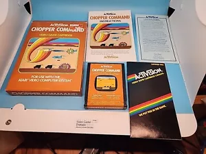 NICE Atari VCS 2600 Game Complete in Box 1982 Activision Chopper Command Nice - Picture 1 of 4