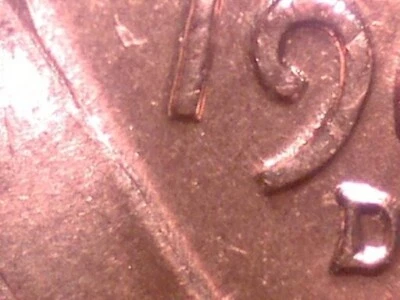 1960-D LINCOLN CENT BU GEM RED RPM # 4 ANACS CERTIFIED MS -64 RED*** RARE - Image 1 of 4