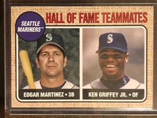 2019 Topps Throwback Thursday TBT #170 Martinez Ken Griffey Jr. Seattle Mariners