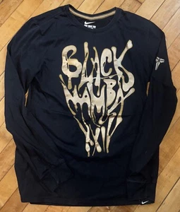 Vtg Nike Kobe Black Mamba Long Sleeve Graphic Tshirt - Picture 1 of 3