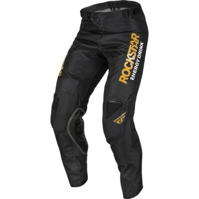 Fly Racing Cross Hose Kinetic Rockstar - Schwarz/Gold - Bild 1 von 4