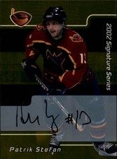 2001-02 (HKY) BAP Signature Series Autographs Gold #2 Patrik Stefan