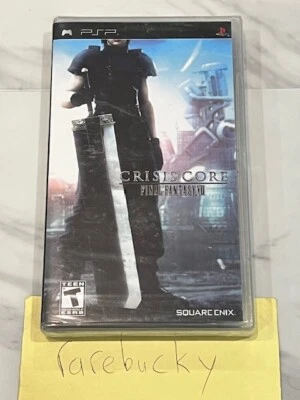 Crisis Core: Final Fantasy VII (Sony PSP) NUEVO SELLADO PLIEGUE EN Y ETIQUETA NEGRA ¡NUEVO! Foto 1 de 3