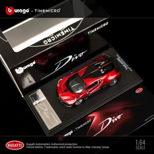 1: 64 Red Bugatti Divo Car Model Alloy - Picture 1 of 8