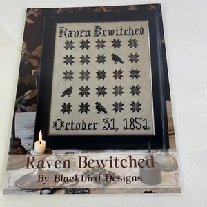 Raven Bewitched by Blackbird cross stitch pattern - Picture 1 of 4