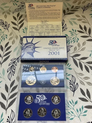 2001 United States Mint Proof Set Cover