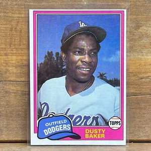 1981 Topps Baseball Card Los Angeles Dodgers #495 Dusty Baker - Picture 1 of 2