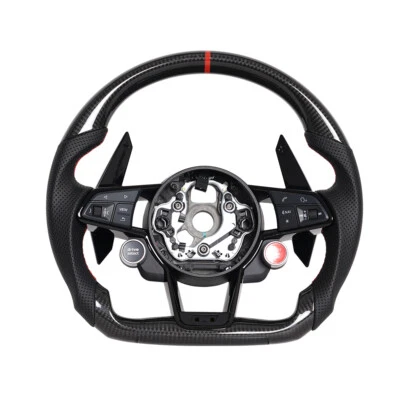 Echtes Kohlefaser-Lenkrad Fit Audi A3 A4 A5 S3 S4 S5 RS3 RS4 RS5 Upgraded - Bild 1 von 4