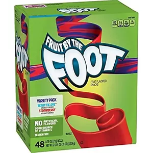 Fruit by the Foot, Variety Pack (0.75 oz, 48 pk.) Berry Tie-Dye, Strawberry - Picture 1 of 1