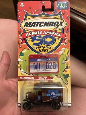 Matchbox MICHIGAN #26 2001 Across America 50th Birthday Series 1921 Ford Model T - Image 1 of 2