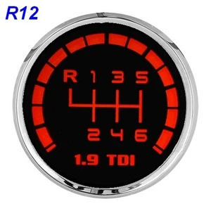 SEAT AUDI VW SKODA ILLUMINATED LEATHER SHIFT LEVER KNOB ALL MODELS - Picture 1 of 21