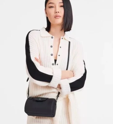 LONGCHAMP Le Pliage Xtra XS Leather Bowling Bag Black Orig. $420 NEW - Image 1 of 4