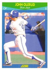 1990 Score Rising Stars #39 John Olerud RC Rookie Card Toronto Blue Jays 🔥⚾🔥