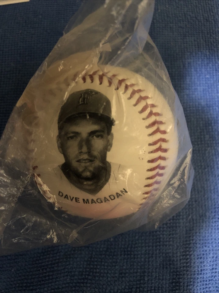 1993 Marlins Inaugural Baseball Dave Magadan - Image 1 of 2