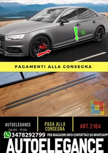 2164 Par De Faldones Laterales AUDI A4 Para Pintar Look S Line - Imagen 1 de 11
