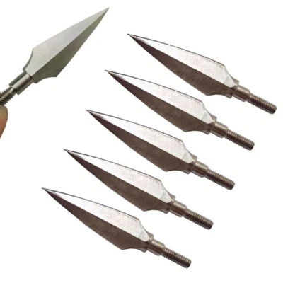 12/24 Piezas Tiro con Arco 150 Grano Punta de Flecha Punta de Tornillo Arco Ballesta Caza Foto 1 de 4