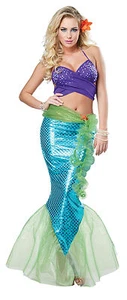 Princess Ariel Mythic Mermaid Women Adult Costume - Picture 1 of 3