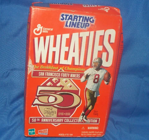 Starting Lineup 4 Inches Steve Young With Medallion & Card Collectors Edition Cover