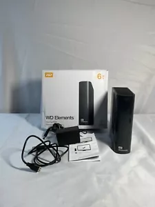 Western Digital WDBWLG0060HBK-NESN Black Elements Desktop Hard Drive 6TB - Picture 1 of 12