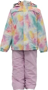 New Snow Country Little Girls S M L 4 5 6 7 2 Pc Snowsuit Ski Jacket Pants Set P - Picture 1 of 5