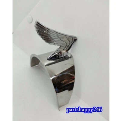 Headlight Chrome Cap Visor Wing For Honda Super Cub C50 C65 C70 C90 Emblem Foto 1 de 4