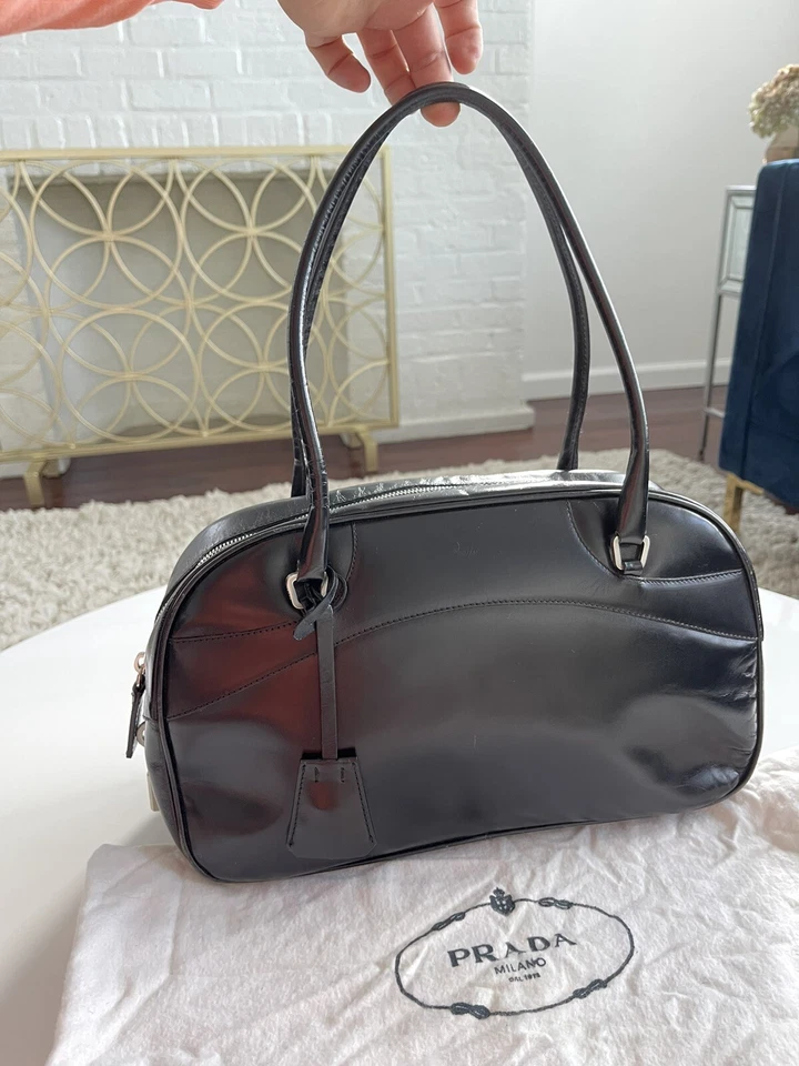 prada Ladies Black Vintage bowling bag - Image 1 of 4
