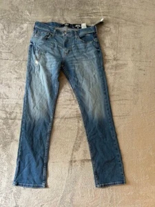 Men's Hollister Epic Flex Slim Straight Jeans Sz 31X32 NWT - Picture 1 of 6