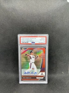 2020 Prizm Draft Picks Nick Gonzales /50 RED RC SP Auto Pirates PSA 10 GEM!  - Picture 1 of 4