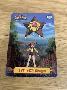 Pokemon TV #120 Staryu Pokémon Foil/Holo Topps TV Animation Edition 1999 LP