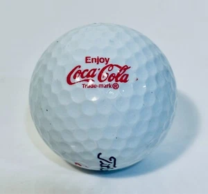 Vintage Coca Cola Logo Golfball Titleist Sammlerstück DT2-teilig (1998) - Bild 1 von 3