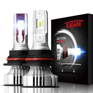 Katana 9007 HB5 LED Headlight Bulbs High Low Beam 6500K White Super Bright - Picture 1 of 7