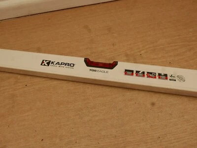 KAPRO 705 EAGLE OPTIVISION 48" 120CM WHITE BOX TYPE SPIRIT LEVEL