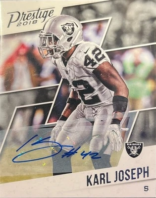 2018 Panini Prestige #145 Karl Joseph - Image 1 of 2