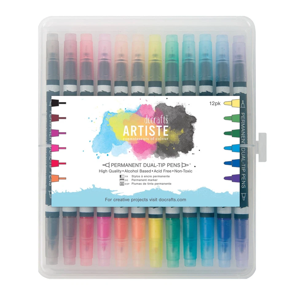 Artiste Dual Tip Pen Sets Colouring Pens for Adult Colouring Books, Art Supplies - image 1 of 1