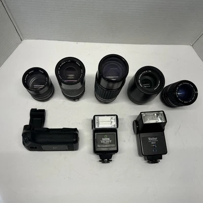 多种 35 毫米相机镜头和配件套装未经测试。 — 第 1/4 张图片