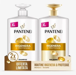 Pantene Pro V Shampoo Balsamo Rigenera E Protegge per Capelli Deboli Secchi e - Foto 1 di 10