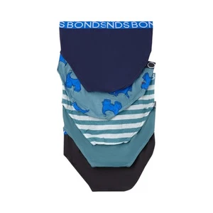 Bonds Boys Brief 5 Pack Underwear Briefs Multi S2d Print - Picture 1 of 4