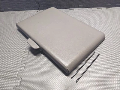 1999-2010 Ford F-250 F350 Super Duty LIGHT GRAY Center Console Lid Armrest - Image 1 of 4