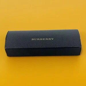 Burberry Black Hard Clamshell Sunglasses Case Luxury Protective Eyewear Holder - Picture 1 of 9