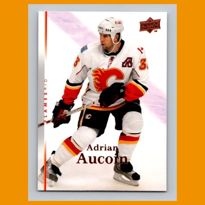 Adrian Aucoin #299 2007 Upper Deck Calgary Flames Hockey Card NHL NM - Image 1 of 3