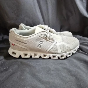 Zapatos para correr en carretera On Cloud 5 para mujer talla 9 blanco perla cordones de velocidad - Imagen 1 de 7