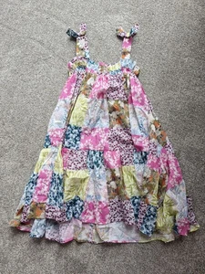 Girls Patchwork Pattern Sun Dress By NEXT. Age 10. Immaculate. - Picture 1 of 1