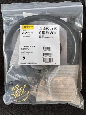 New Jabra Evolve 20 UC Stereo Ear-Pad Headset (4999-829-209) Noise Cancellation - Image 1 of 2