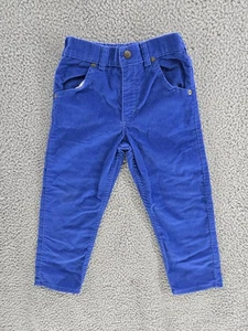 OshKosh B'Gosh Pants Boys 3T Blue Corduroy Elastic Waist Toddler Fall Winter - Picture 1 of 9