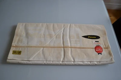 Drap ancien en métis avec jour Venise 240 x 325 Neuf De Stock New Old Stock - Photo 1/4